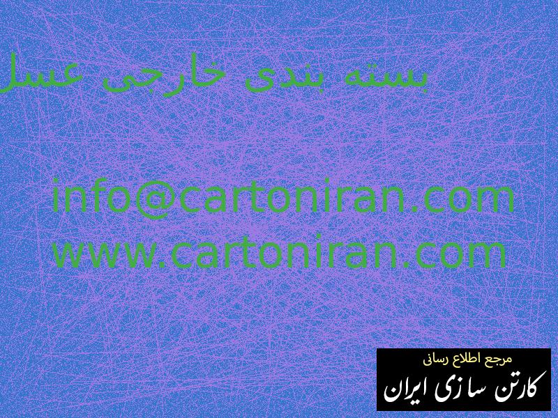 بسته بندی خارجی عسل
